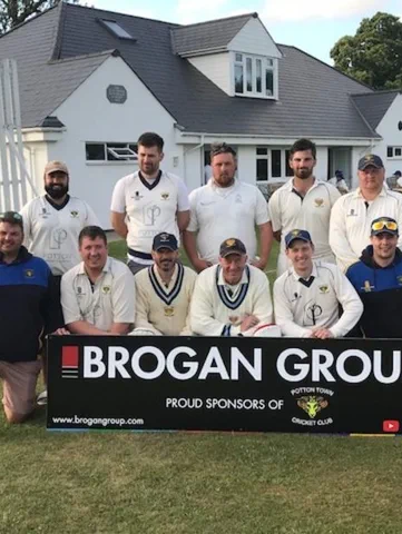 Brogan Group sponsors Potton Town Cricket Club for a seventh consecutive year